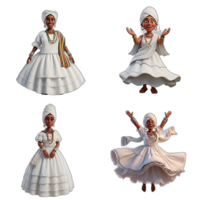 Traditional Brazilian lady